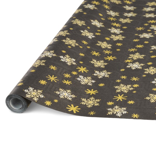 O brus papierowy na rolce świąteczny gwiazdki czarny OPAK-OL.jpg