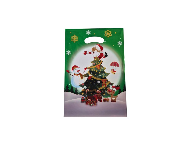 Woreczki prezentowe na cukierki 17x25 cm 10 szt CHOINKA.jpg