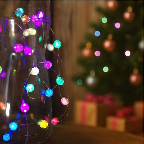 Oświetl lampki na druciku Kulki 30 Led na baterie 3 zdjęcie.jpg