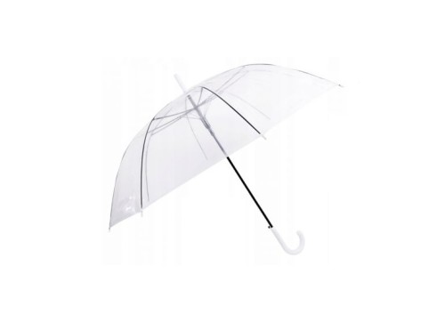 Parasol biały PE metalowy przeżroczysty 94 cm OPAK-OL.jpg