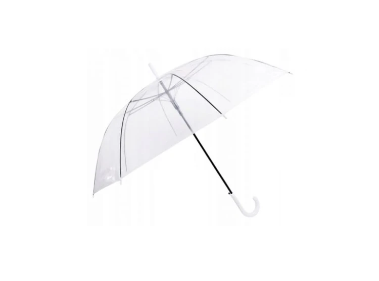 Parasol biały PE metalowy przeżroczysty 94 cm OPAK-OL.jpg