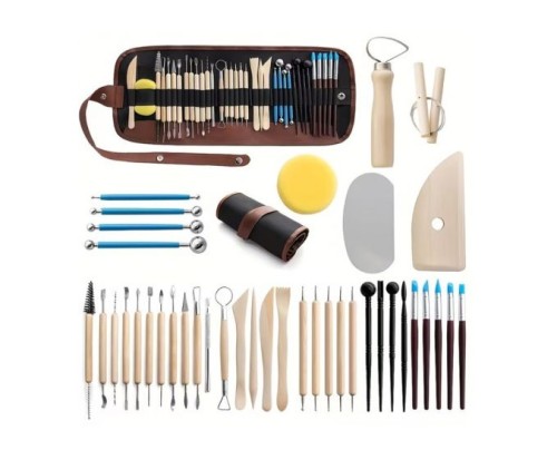 Narzędzia do prac plastycznych w etui 40 elementów OPAK-OL.jpg