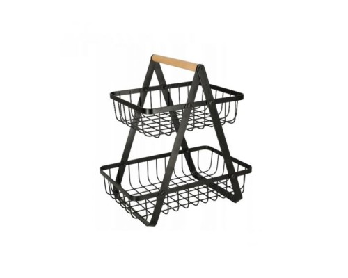 Koszyk na owoce dwupoziomowy metalowy 30x20x30 cm OPAK-OL.jpg