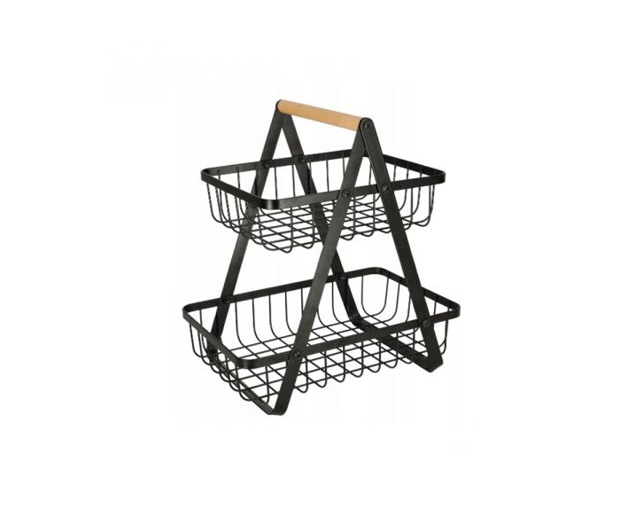 Koszyk na owoce dwupoziomowy metalowy 30x20x30 cm OPAK-OL.jpg